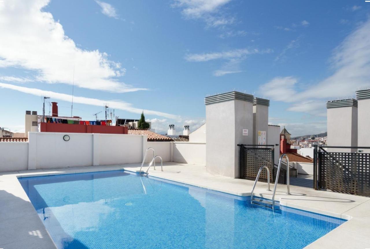 Family Apartment Patio&Swimming Pool In Center 马拉加 外观 照片
